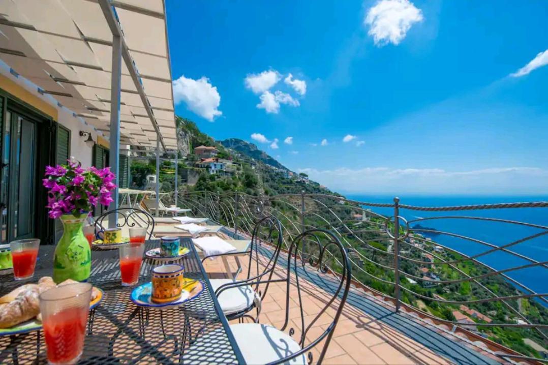 Casa L'Incanto In Amalfi Coast Con Terrazza Vista Mare Villa Furore Dış mekan fotoğraf