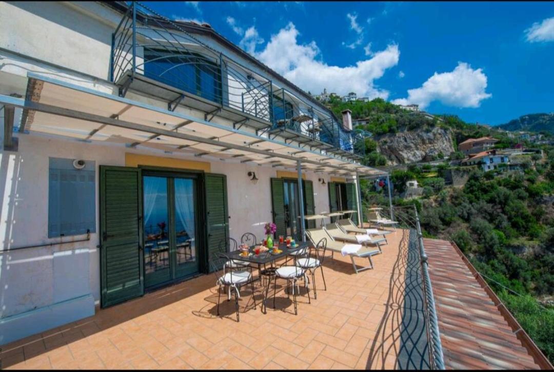 Casa L'Incanto In Amalfi Coast Con Terrazza Vista Mare Villa Furore Dış mekan fotoğraf